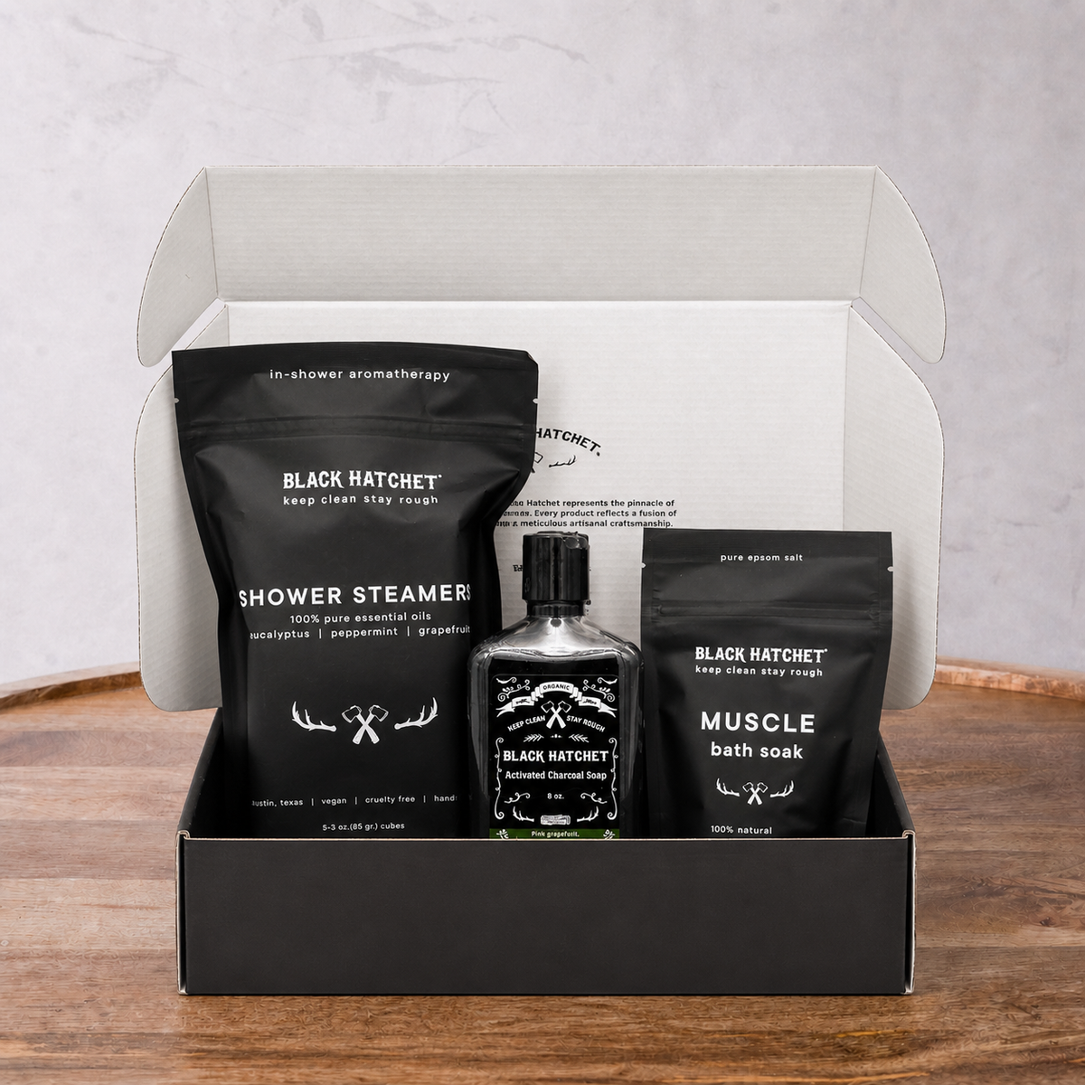 Black Hatchet Grooming and Recovery Gift Set
