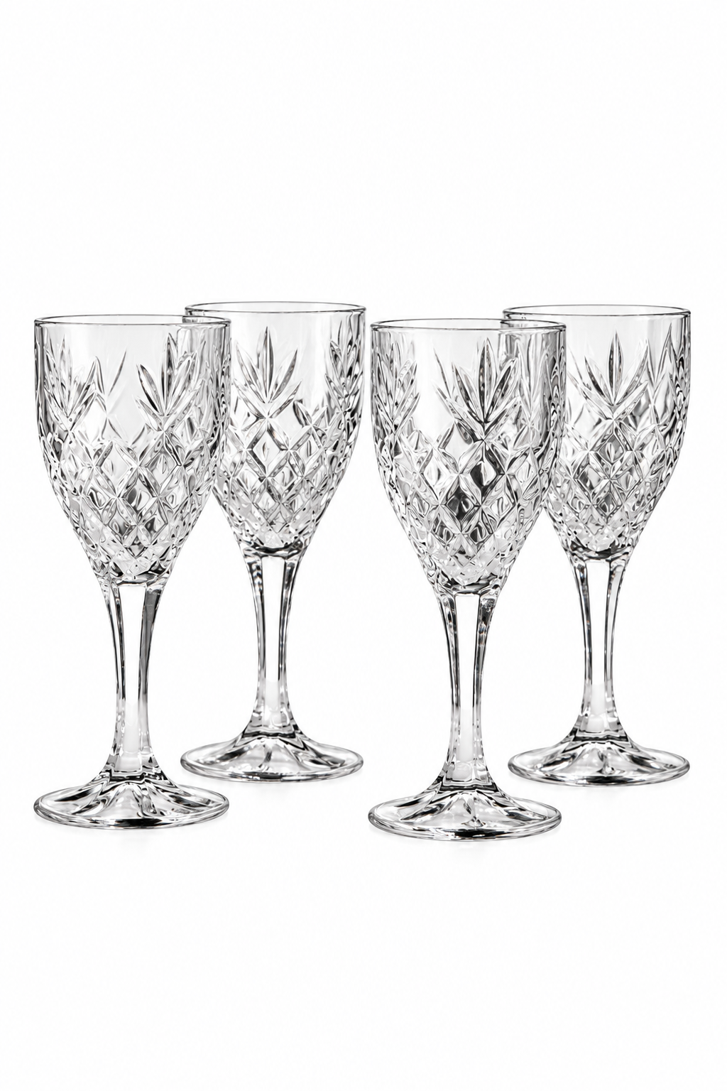 Galway Crystal Renmore Goblet Glass Set of 4
