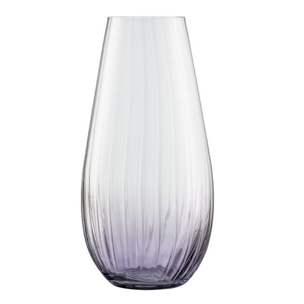 Galway Crystal Erne 12-inch Vase Amethyst