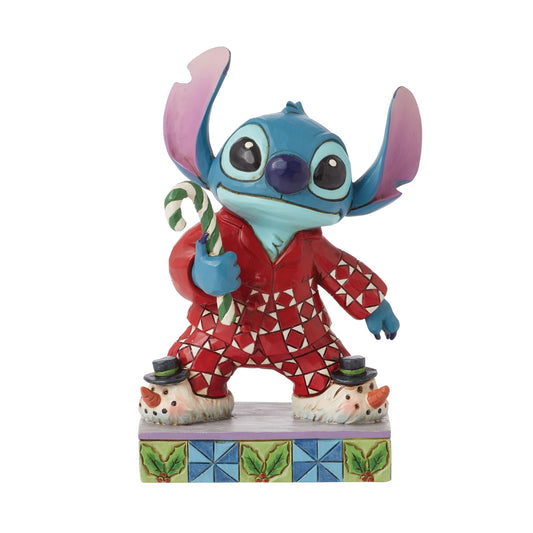 Jim Shore Stitch in Christmas Pajamas