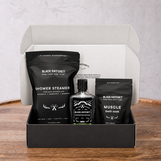 Black Hatchet Grooming and Recovery Gift Set