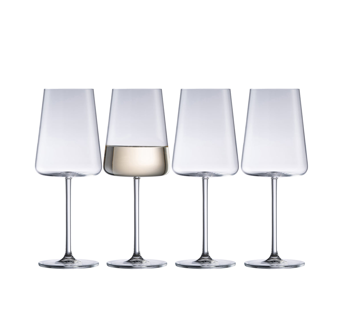 Galway Crystal Alto Stemmed Wine Glasses, Set of 4