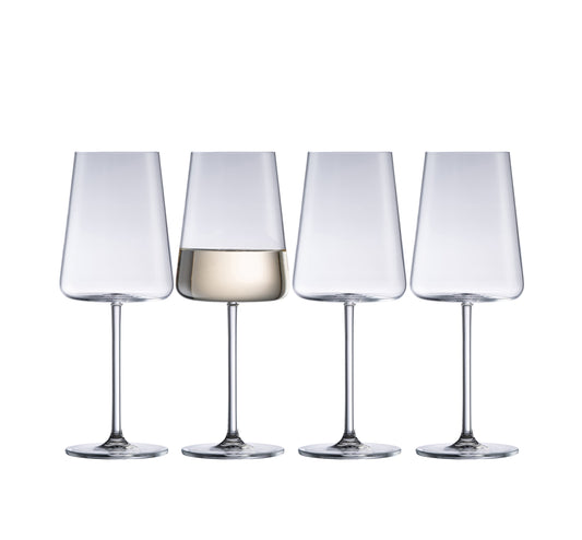 Galway Crystal Alto Stemmed Wine Glasses, Set of 4
