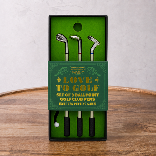 Gentleman’s Emporium Novelty Pens and Mini Golf Game